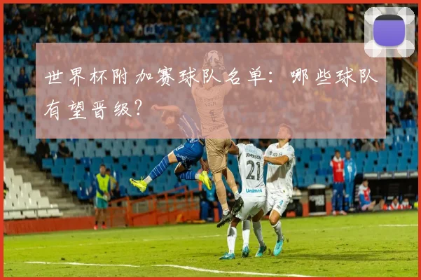 世界杯附加赛球队名单：哪些球队有望晋级？